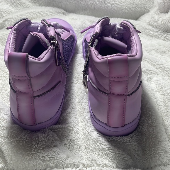 Purple Vintage Havana Glitter High Tops - Picture 3 of 4